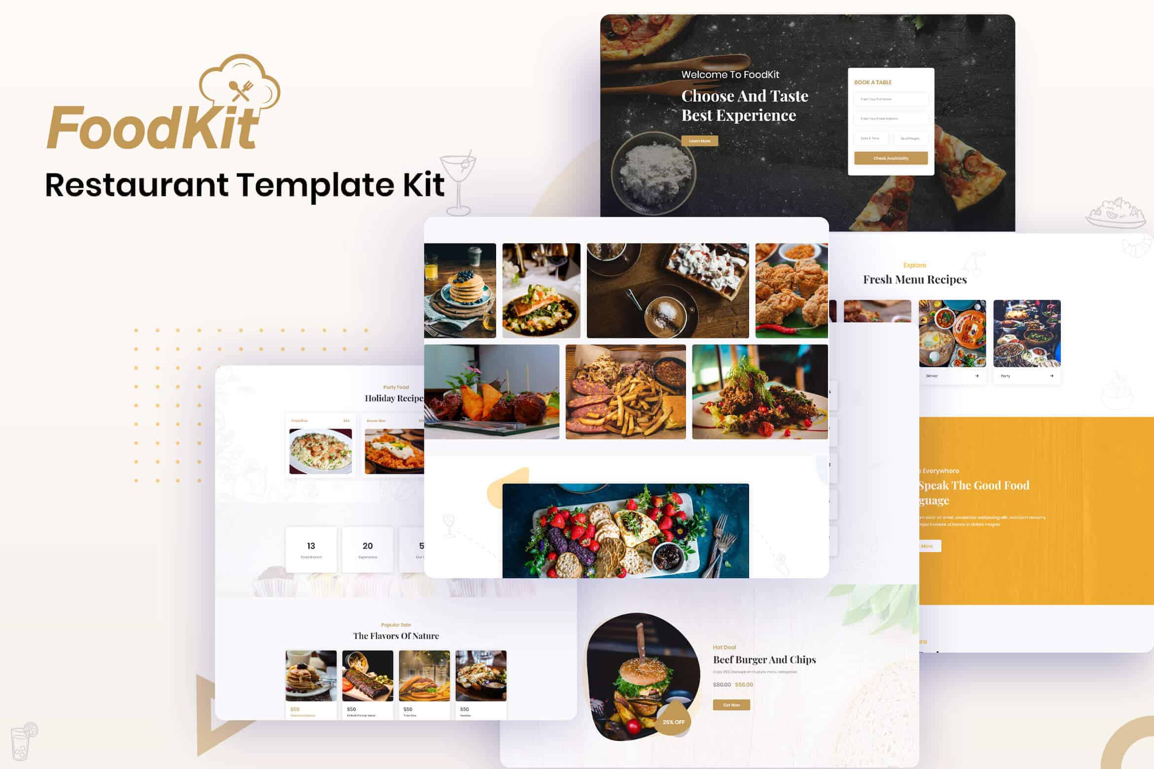 FoodKit - Restaurant Template Kit