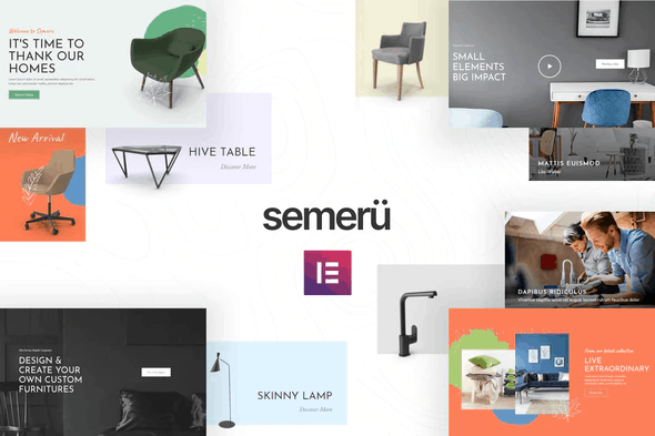 Semeru - Furniture WooCommerce Elementor Template Kit