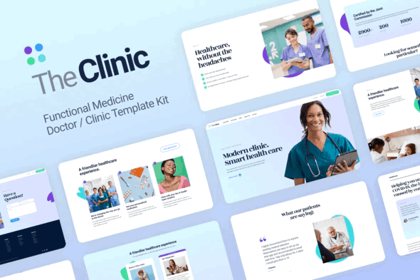 The Clinic - Health & Medical Elementor Template Kit