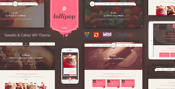 Lollipop - Awesome Sweets & Cakes Responsive WordPress Theme