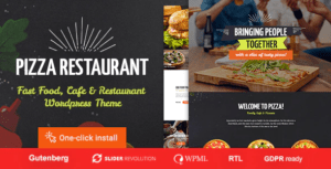 Pizza Restaurant - Fast Food & Cafe WordPress Theme