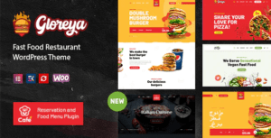 Restaurant Fast Food & Delivery WooCommerce Theme - Gloreya